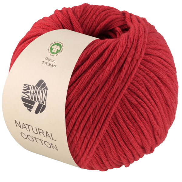 Lana Grossa Natural Cotton Gots 007 Rot