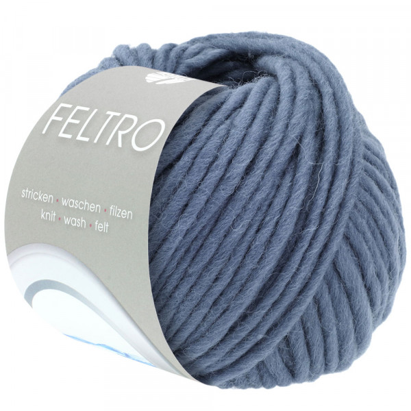 Lana Grossa Feltro 073 Rauchblau 50g