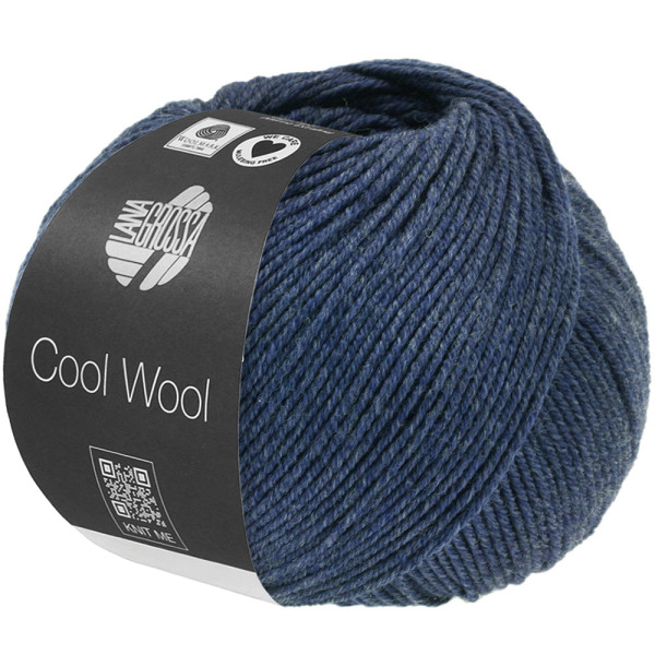 Lana Grossa Cool Wool Mélange 1493 Jeans meliert 50g