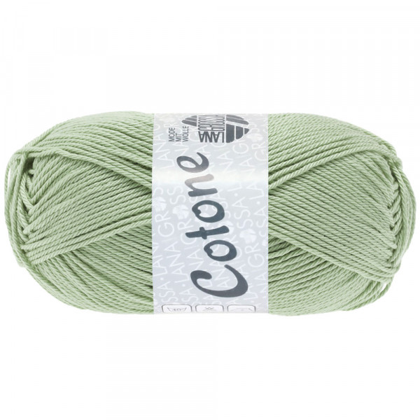 Lana Grossa Cotone 097 Graugrün 50g