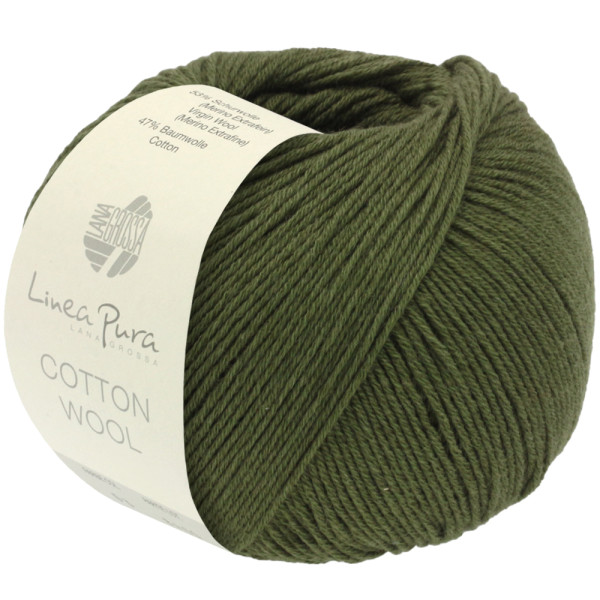Lana Grossa Cotton Wool 018 Resedagrün