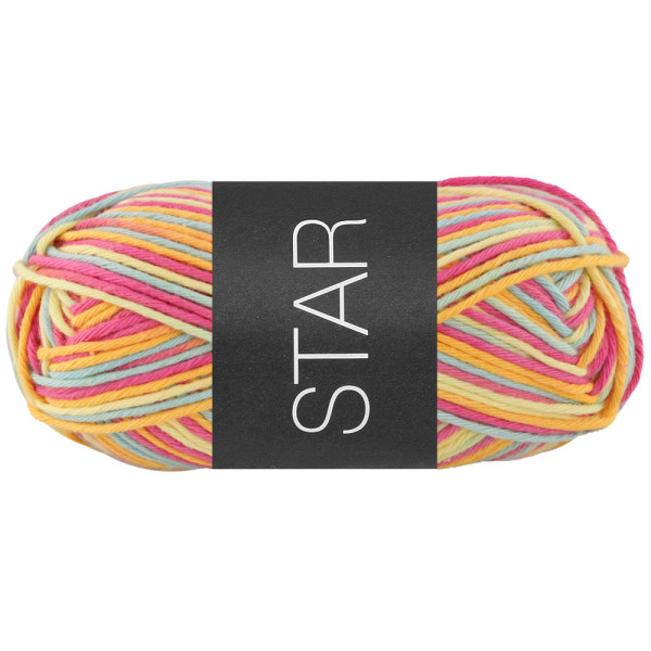 Star Print 362 | Gelb/Orange/Pink/Mint