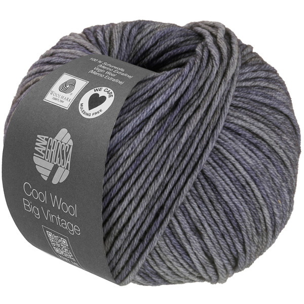 Lana Grossa Cool Wool Big Vintage 7191 Dunkelgrau