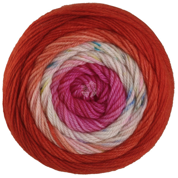 Lana Grossa Mw 50 Dip 5303 Pink/Rosa/Zartlila/Creme/Blau/Pink/Türkis/;Jeans/Gelb/Tonrot 50g
