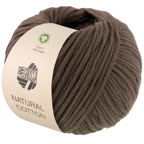 Lana Grossa Natural Cotton Gots 020 Graubraun