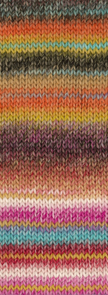 Lana Grossa Colors For You 144 Graugrün/Orange/Senfgelb/Jade/Beige/Brombeer/Camel/Rohweiß/Fuchsia/Tü