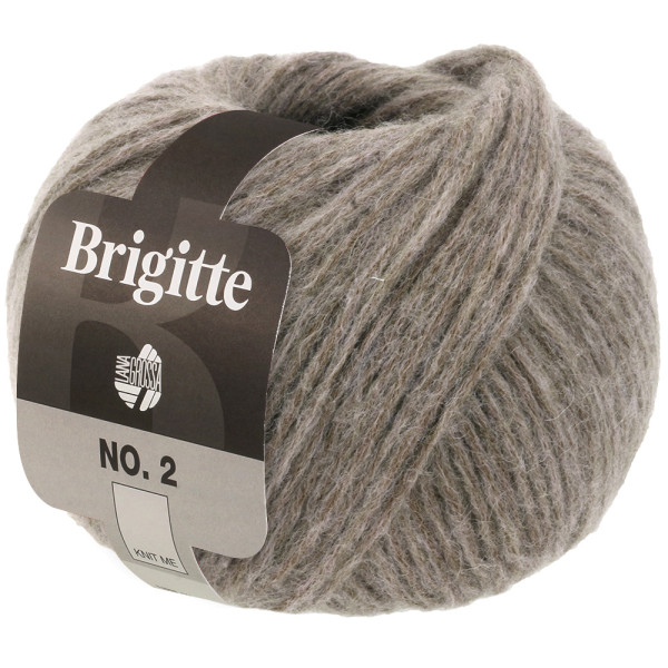 Lana Grossa Brigitte No.2 069 Graubeige 50g
