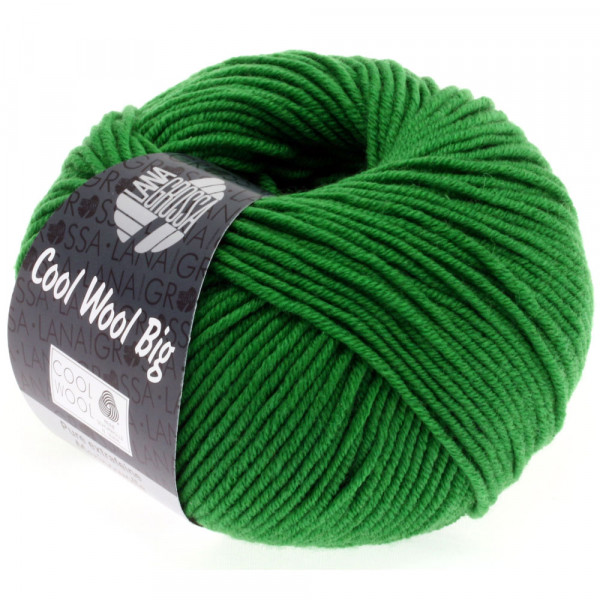 Lana Grossa Cool Wool Big 939 Dunkelgrün 50g