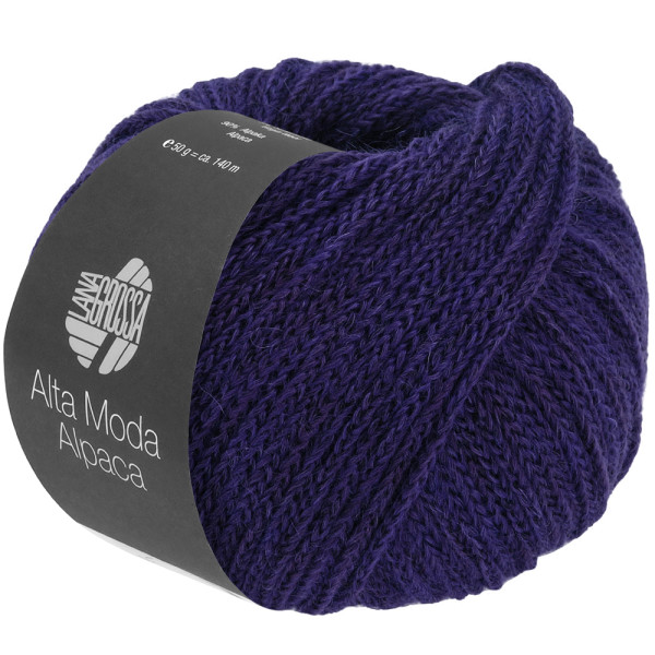 Lana Grossa Am Alpaca 108 Dunkelviolett 50g