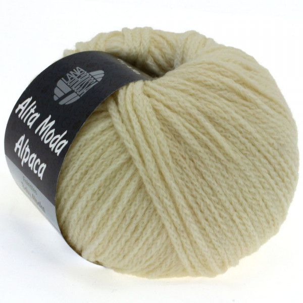 Lana Grossa Alta Moda Alpaca 014 Rohweiß 50g