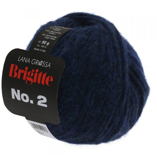 Lana Grossa Brigitte No.2 005 Dunkelblau 50g