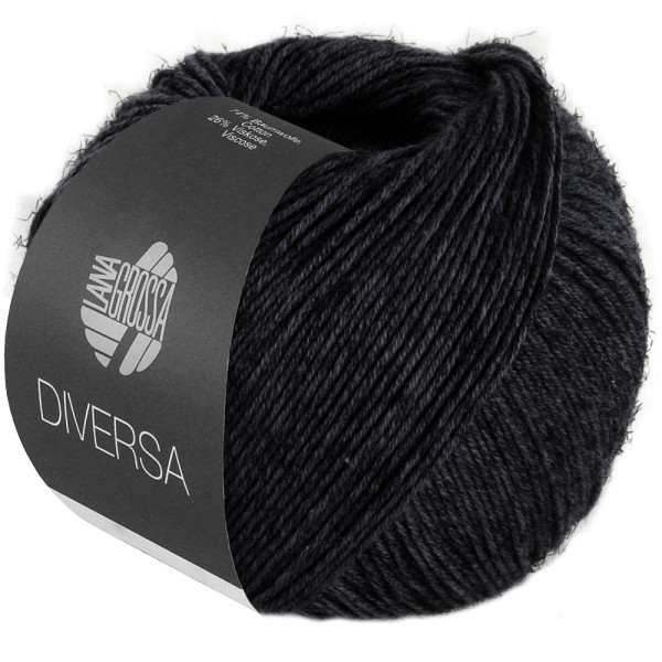 Lana Grossa Diversa 029 Schwarz 50g