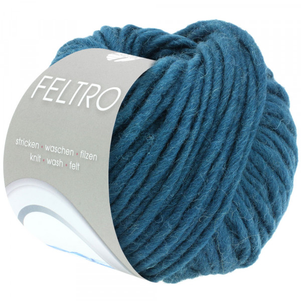 Lana Grossa Feltro 040 Petrolblau 50g