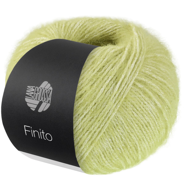 Lana Grossa Finito 024 Frühlingsgrün/Creme 50g