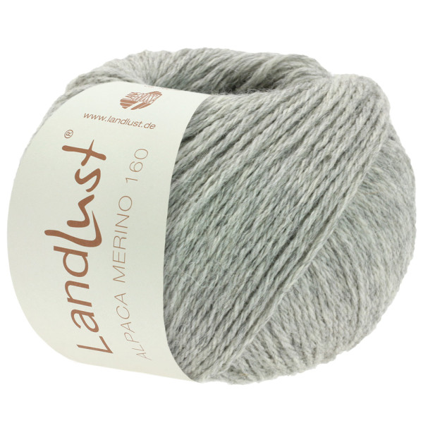 Lana Grossa Landlust Alpaka Merino 160 407 Hellgrau