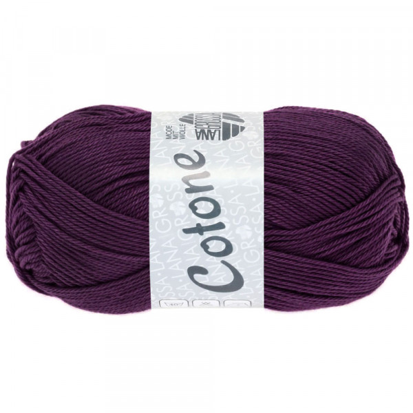 Lana Grossa Cotone 074 Brombeer 50g