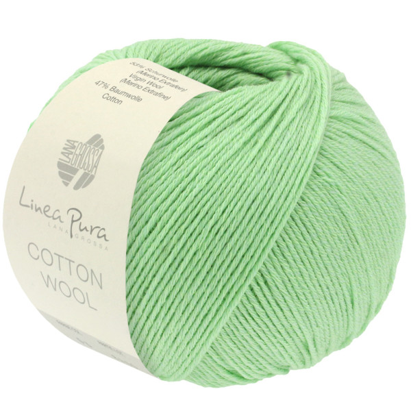 Lana Grossa Cotton Wool 020 Zartgrün