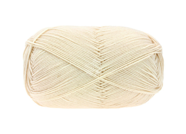 Lana Grossa Meilenweit 100 Merino Extrafein Uni 2425 Hellbeige 100g