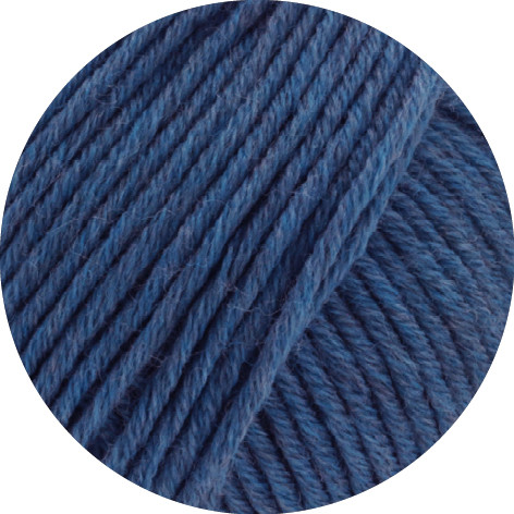 Lana Grossa Bingo Melange 1030 Blau meliert 50g