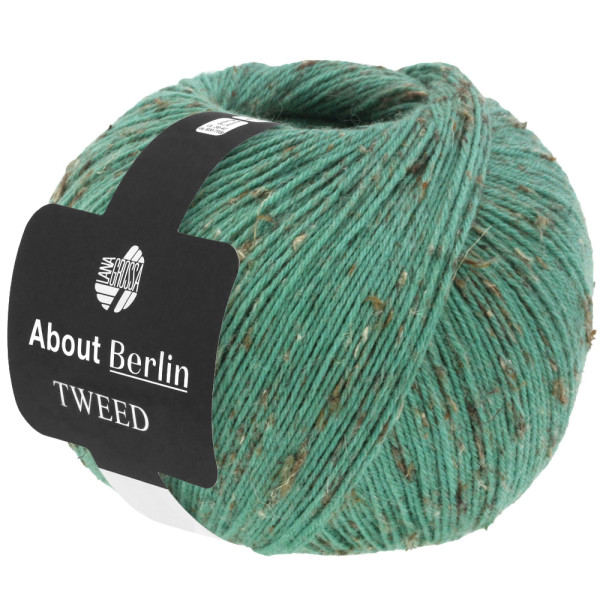 Lana Grossa About Berlin Tweed 901 Seegrün 100g