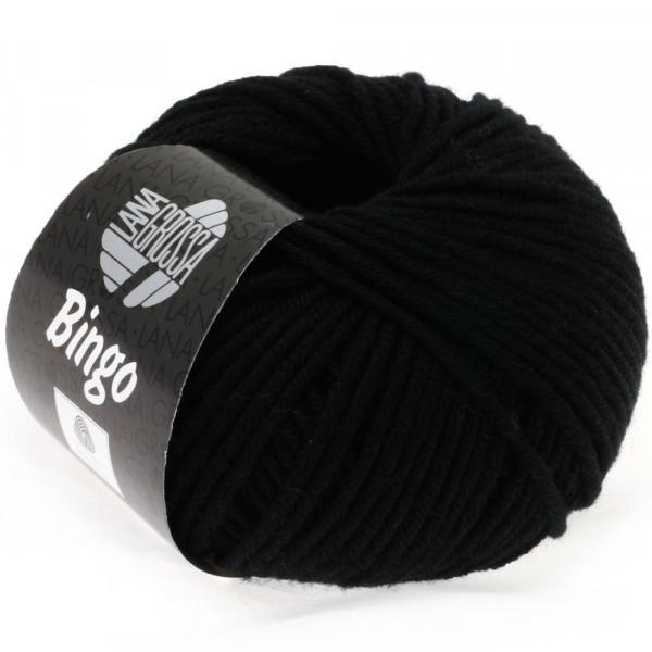 Lana Grossa Bingo 024 Schwarz 50g