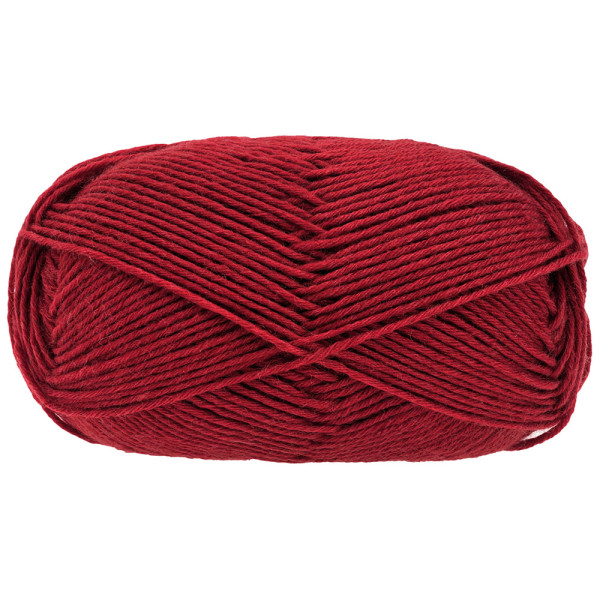 Lana Grossa Meilenweit 8-Fach 150 Uni 9570 Rot 150g