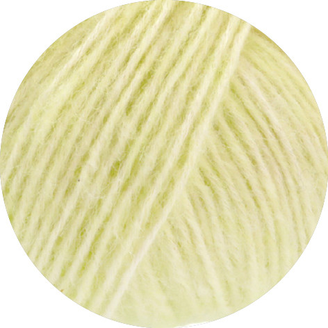 Lana Grossa Natural Alpaca Pelo 020 Zartgrün meliert 50g