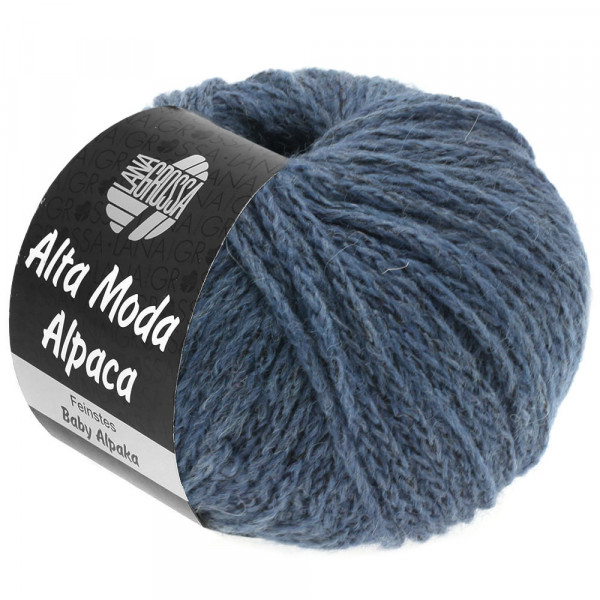 Lana Grossa Alta Moda Alpaca 060 Graublau meliert 50g