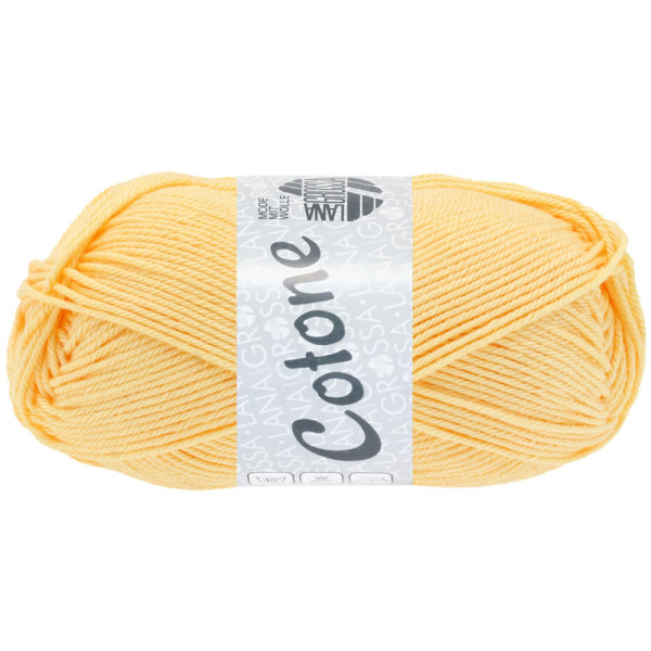 Lana Grossa Cotone 129 Butterblumengelb 50g